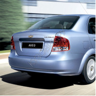 Бампер задний в цвет кузова Chevrolet Aveo T200 (2003-2008) седан