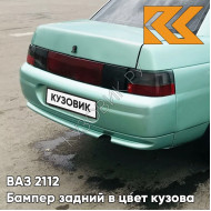 Бампер задний в цвет кузова ВАЗ 2110 308 - Осока - Зеленый