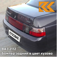 Бампер задний в цвет кузова ВАЗ 2110 408 - Чароит - Фиолетовый