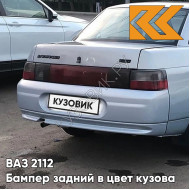 Бампер задний в цвет кузова ВАЗ 2110 419 - Опал - Голубой