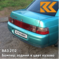 Бампер задний в цвет кузова ВАЗ 2110 421 - Афалина - Зеленый