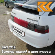 Бампер задний в цвет кузова ВАЗ 2112 240 - Белое облако - Белый