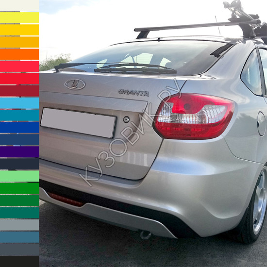 Бампер задний в цвет кузова Лада Гранта 2 ФЛ FL (2018-2021) лифтбек