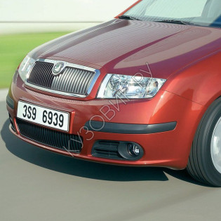 Бампер передний в цвет кузова Skoda Fabia 1 (2004-2007) рестайлинг
