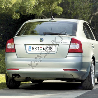 Бампер задний в цвет кузова Skoda Octavia A5 (2008-2013) рестайлинг